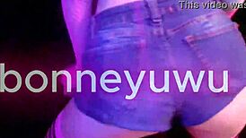 sexy tight petite argentinian teen bonneyuwu dances twerking her cute beautiful curves