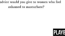 Elle Lee Fingers Hairy Pussy to Shaking Orgasm