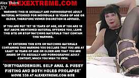 Dirtygardengirl fists pussy ANAL and prolapses both dirty holes