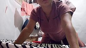 Sexy Stepdaughter Chat Turns Into Doggy Style Fuck!