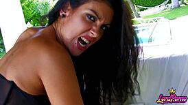 Big Tits Slut Terry Reid Rides Rough Anal and Pussy Pound with Pierced Nipples