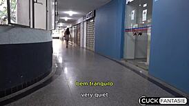 Boss dominates latina maid while corny husband watches workout ass pounding part 1