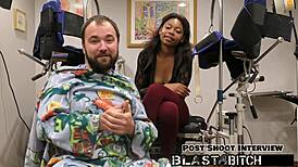 minnie rose takes massive cum blast on face after deep pov blowjob