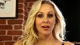 julia ann, wanna watch you finger that wet pussy through red underwear?