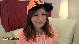 naughty reon otowa fingers herself then blows before creampie finish 😏🍆