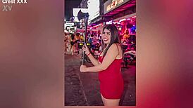 Sexy asian gogo stripper 18+ dances rips clothes fingers fat tits curvy belly pole tease nsfw orgasm