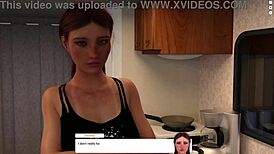 I ride redhead's shaved pussy midnight style creampie merry christmas