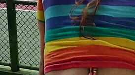 Fodendo Em Público Pela Primeira Vez With Big Ass Redhead
