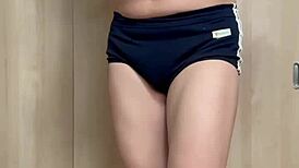 teasing her tennis skirt bloomers and anal play with buttplug 😏🍑🔥