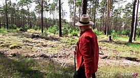 german fit nympho vivi seduces me for risky outdoor creampie fuck