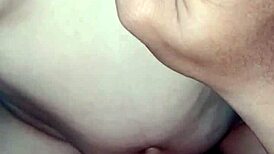 stepmom squirts milk bath creampie while fingering during dad's work absence!