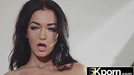 zuzu sweet struts sexy in stockings teasing her milf curves