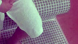 SLUT WIFE RIDES STRANGER COCK IN SAUNA FOR HOT CREAMPIE!?