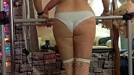 my hotwife steffi dances her pussy dirty for new year fun