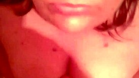 wanna see hot wife slobber on fat cock then take cum blast on huge boobs?