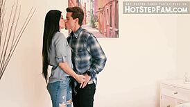 Stepson tempts tattooed stepmom in kitchen melissa lynn