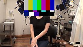 i can't believe lilith rose spreads her shaved latina pussy backstage in handcuffs