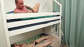 Hey roommate i caught you fingering now bend over for my cock in your tight ass!