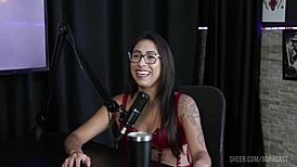 WOW check luciana picchi's wild casting compilations with bruna carlos and matheus caetano part 3 sheer red fetish!