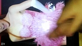 oh god i cummed all over tiffany lady marmalade's lingerie!!