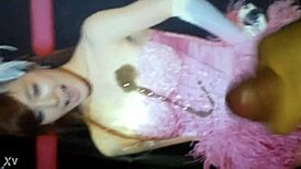 oh god i cummed all over tiffany lady marmalade's lingerie!!