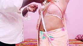 desi housewife your big natural tits feel amazing riding tailor's cock with dirty telugu talk