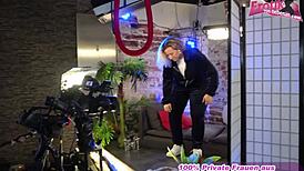 german bbw model gets her curvy body railed hard during intense photoshoot fuck