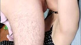 Adorable Trans Hottie Craves Face-Fucking Frotting Before Deep Anal Pounding