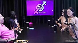 negão pauzudo bbc pounds two horny married sluts live while cuck husbands watch