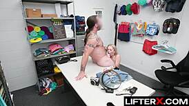 burglar jack vegas rips lily larimar's clothes and punishes her in the garage