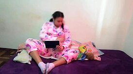 damn my stepsister's such a puta always masturbating wants to suck my cock and swallow every drop!!