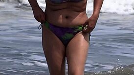 i rush home horny from beach stranger fuck, his huge load blasts my hairy milf pussy 😩