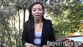 Think this young black agent suspects the hidden cam fuck trick?