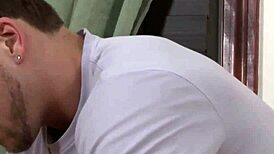 adorable horny trans massage turns into deep anal plowing and cumshot bliss