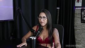 WOW check luciana picchi's wild casting compilations with bruna carlos and matheus caetano part 3 sheer red fetish!