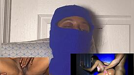 Ebony's Dripping Squirt Hits with Eye-Rolling Orgasm Peak