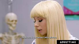 Kenzie Reeves Petite Blonde Super Squirts On Milf Doctor During Scissoring Exam Italian Subtitles