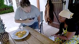 colombian housekeeper squirting anal in wild producer threesome
