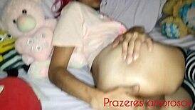 i saw stepsis fisting her cam pussy couldn't hold back shoved fist deep making her squirt