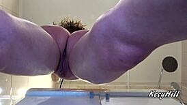 WOW! Shaved Teen Pussy Close-Up Tease Revealed!