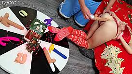 imagine two fat dildos pounding her tight milf pussy double on christmas 🎄🍆💦