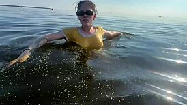 Stepsister Teases Beach Cabin Leads To Rough Home Sex