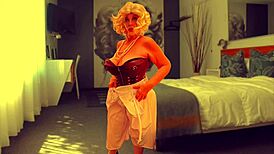 Gilf Norma Jean's Throwback Missionary Creampie in Homemade Cosplay