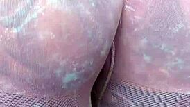 Milf Melody Radford Teases Big Tits and Ass in Sheer Gym Leggings Close-Up