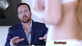 Teen slave Alyce Anderson bound and dominated