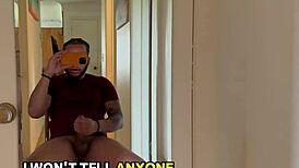 hey neighbor facetime me now while i stroke this huge cock for your joi fun