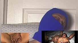 Ebony's Dripping Squirt Hits with Eye-Rolling Orgasm Peak