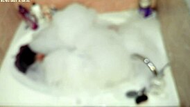 Solo Asian Boy Naked Bubble Bathing Barefoot In Bathroom Tub Fetish Feet Closeup Dripping Wet