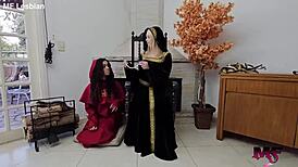 Blonde Brazilian Lesbians Monster Kiss Deeply