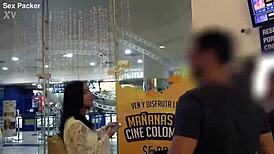 Skinny Latina Fills Tight Ass and Pussy with My Huge Cock for Facial Cumshot!